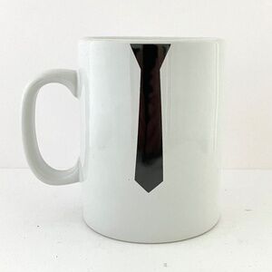 Shortest Break EVER Mug, co worker Gag Gift, Black Tie Ceramic Cup
